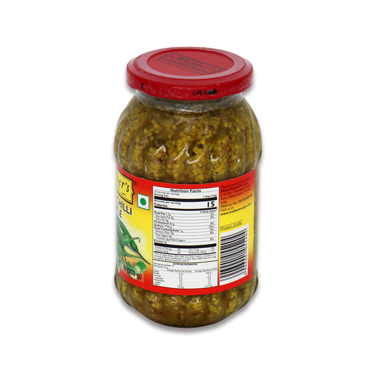 Mother's Green Chilli Pickle 1.1 Lb