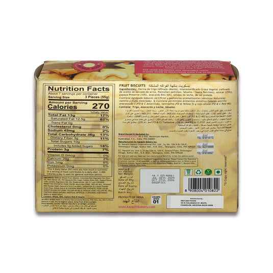 Karachi Fruit Biscuits 1 Lb