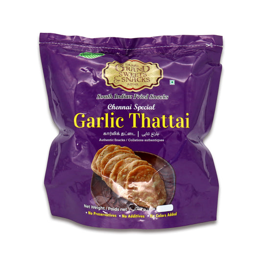 Grand Sweets & Snacks Garlic Thattai 0.37 Lb