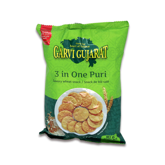 Garvi Gujarat 3 in One Puri 0.52 Lb