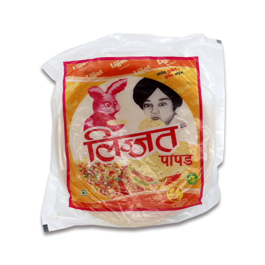 Lizzat Garlic Papad 0.44 Lb