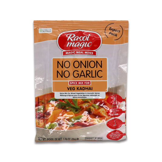 Rasoi Magic No Onion No Garlic Veg Kadhai Cooking Powder 0.11 Lb