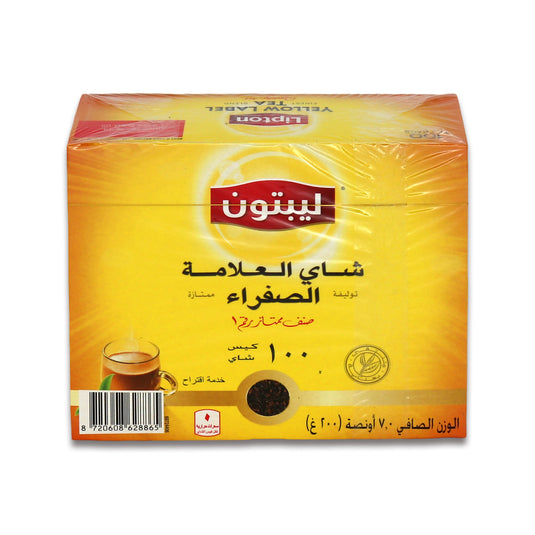 Lipton Yellow Label 100 Tea Bags 200 Gm