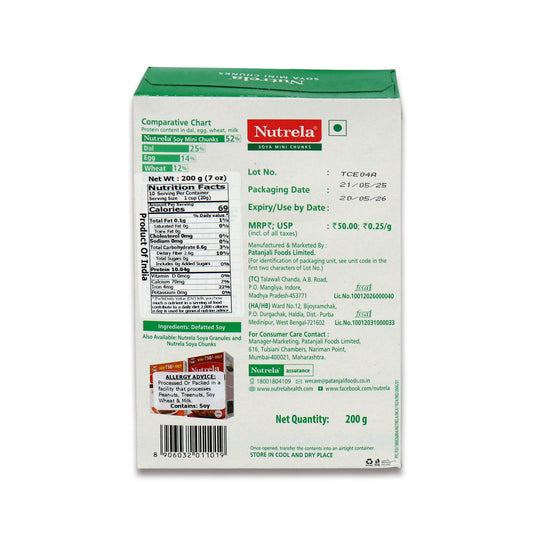 Nutrela Soya Mini Chunks 0.50 Lb