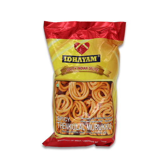 Idhayam Spicy Thenkulal Murukku 0.75 Lb