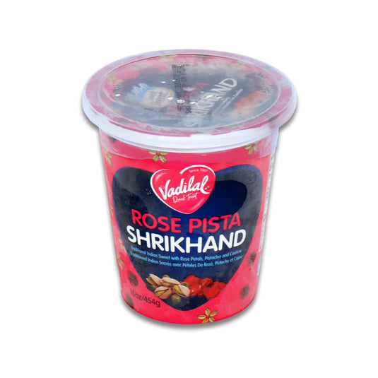 Vadilal Rose Pista Shrikhand 454 G