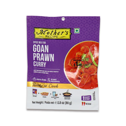 Mother's Goan Prawn Curry Cooking Powder 0.17 Lb