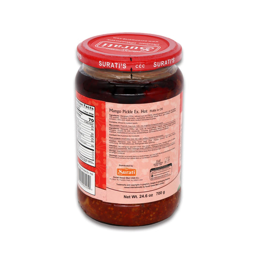 Surati Mango Extra Hot Pickle 1.5 Lb