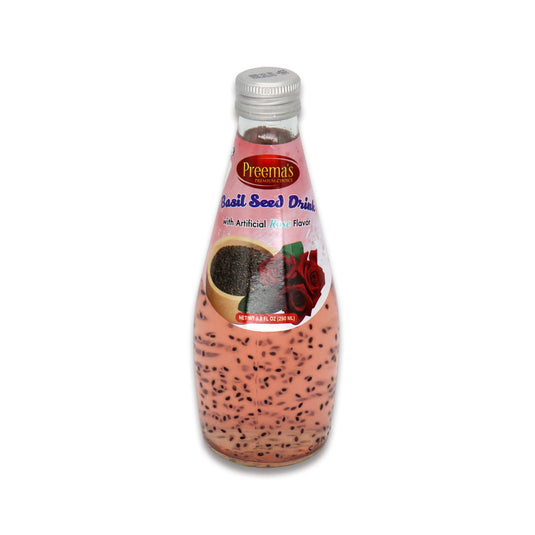 Preema's Rose Basil Seeds Drink 9.8 Oz