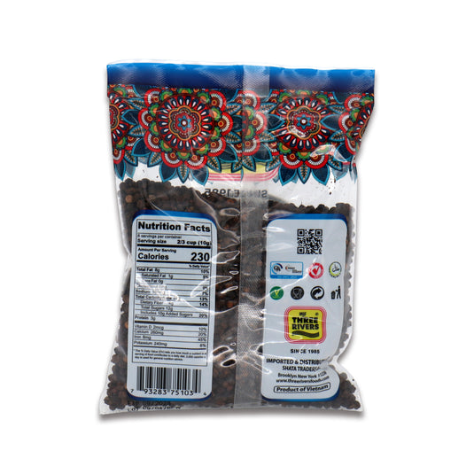 Three Rivers Black Pepper Whole 0.44 Lb