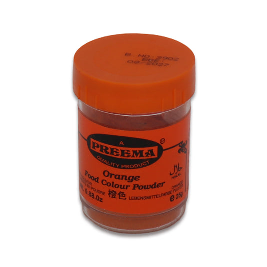 PREEMA FOOD COLOUR ORANGE 25 GM