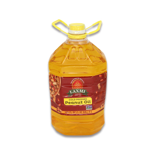 Laxmi Cold Press Peanut Oil 5.3 Qt