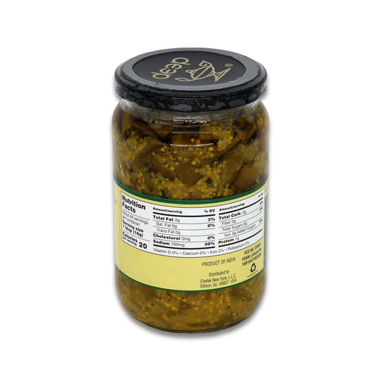 Deep Green Chilli Pickle 1.6 Lb