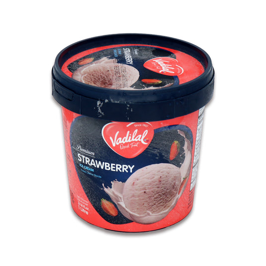 Vadilal Strawberry Ice Cream 1 Lt