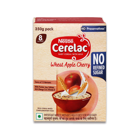 Nestle Cerelac Wheat Apple Cherry 400 Gm