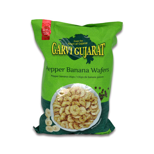 Garvi Gujarat Pepper Banana Wafer 0.38 Lb