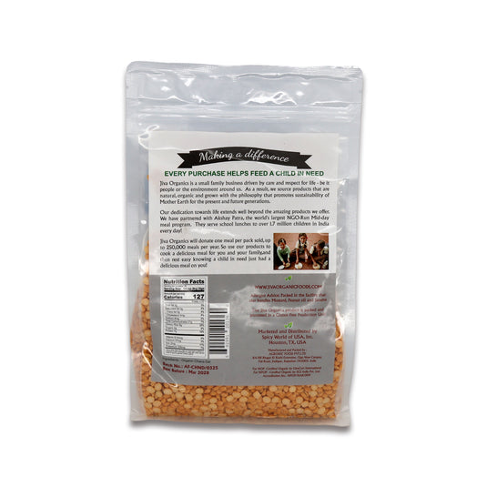 Jiva Organic Chana Dal 2 Lb