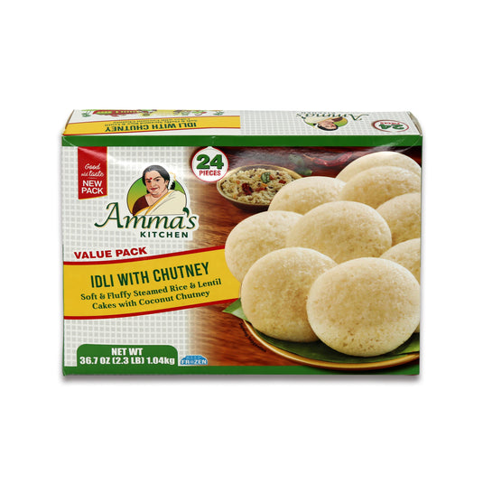 Amma's Idli With Chutney 24 Pc