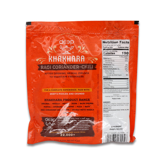 Deep Khakhara Ragi Coriander Chilli 0.44 Lb