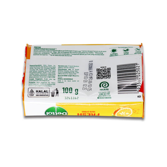 Dettol Lawan Kumkam Bau Yuzu Citrus 100 G