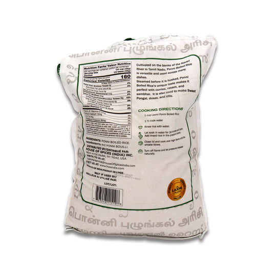 Laxmi Ponni Boiled Rice 20 Lb