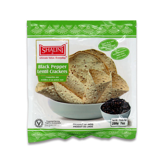 Shalini Black Pepper Papad 0.44 Lb