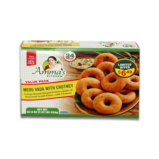 Amma's Mendu Vada With Chutney 24 Pc