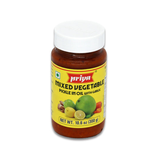 Priya With Garlic Mixed Vegetable Pickle 0.66 Lb