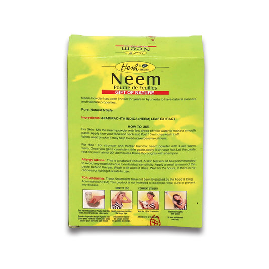 Hesh Neem Leaves Powder for Hair 0.22 LB