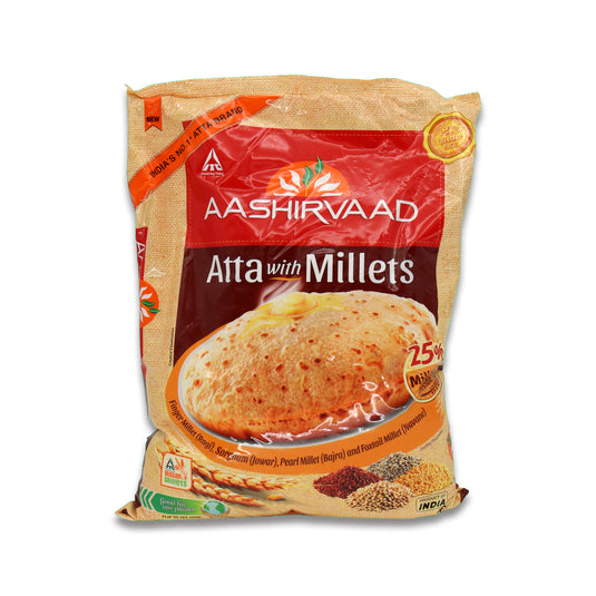 Aashirvaad Atta With Millet 10 Lb