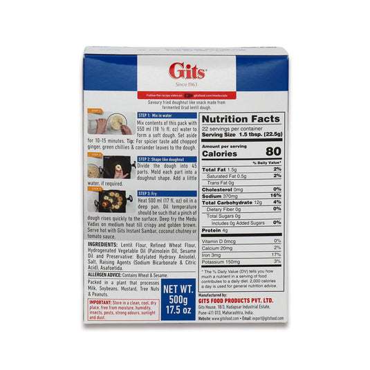 Gits Medu Vada 1.1 Lb