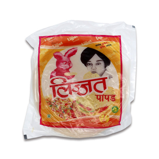 Lizzat Green Chilli Papad 0.44 Lb