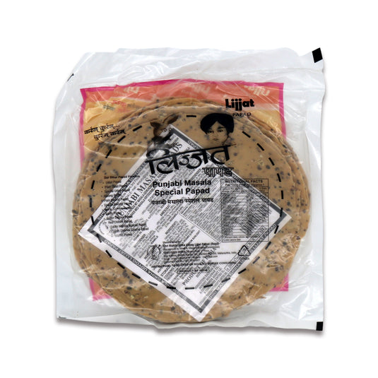 Lizzat Punjabi Papad 0.44 Lb