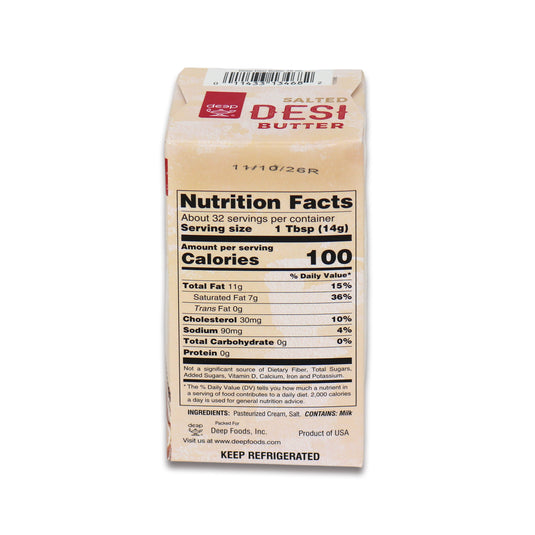 Deep Salted Desi Butter (Sticks) 1 Lb