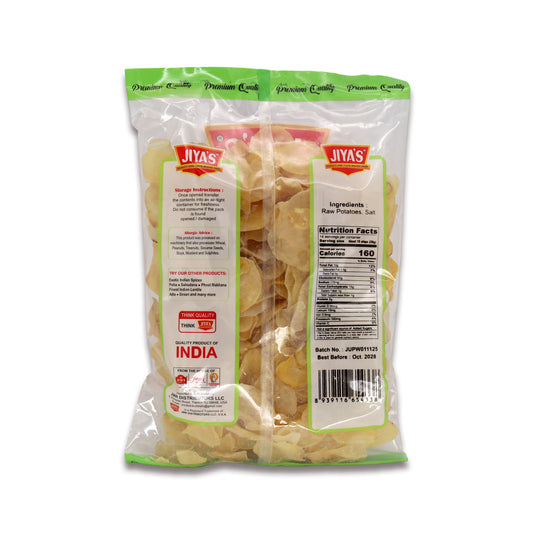 Jiyas Unfried Potato Wafers 0.88 Lb
