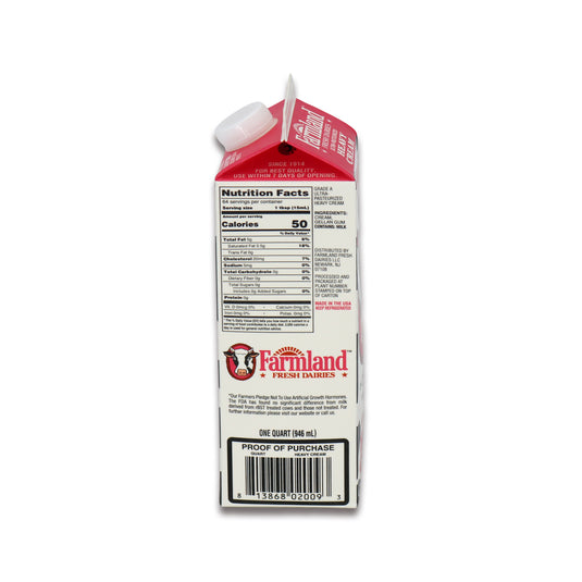 Farmland Heavy Cream 1 Qt