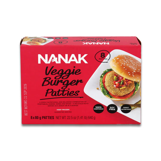 Nanak Veggie Burger 8 Pc