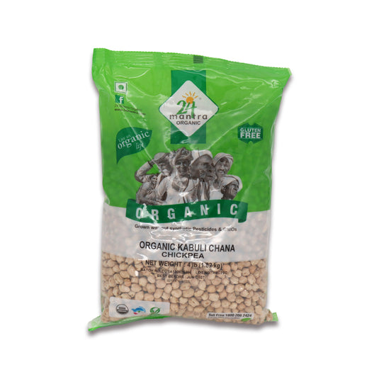 24 Mantra Organic Kabuli Chana 4 Lb