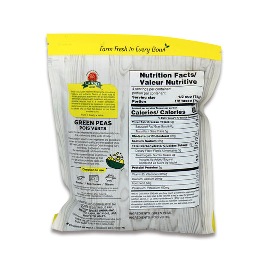 Laxmi Green Peas 10.58 Oz