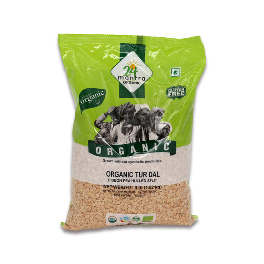 24 Mantra Organic Toor Dal 4 Lb