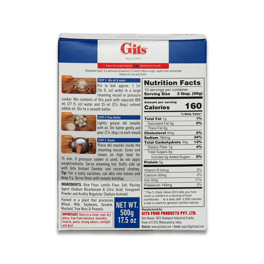 Gits Rice Idli 1.1 Lb