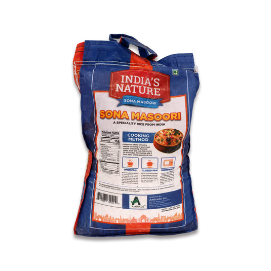 India's Nature Sona Masoori Rice 20 Lb