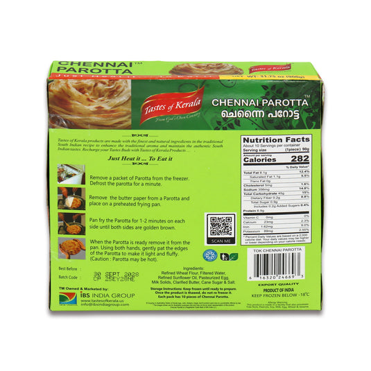 Taste of Kerala Chennai Paratha 900 Gm