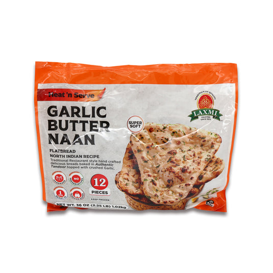 Laxmi Garlic Butter Naan 12 Pc