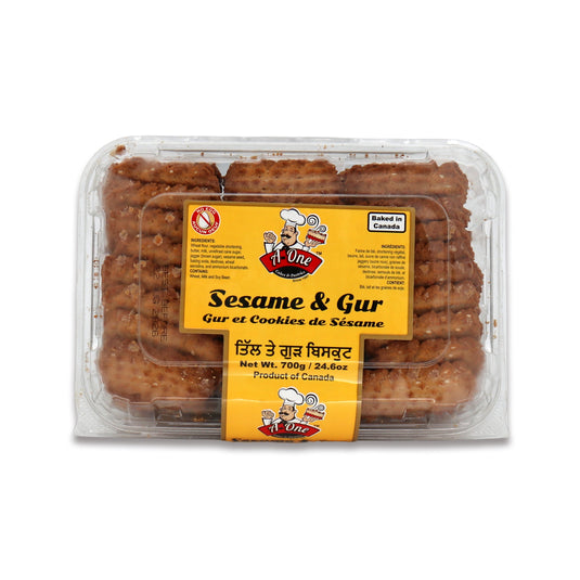 A-One Sesame & Gur Cookies 1.65 Lb