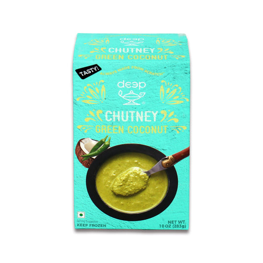 Deep Green Coconut Chutney 10 Oz