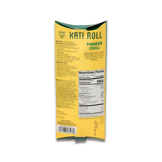 Deep Kati Roll Paneer Chilli 1 Pc