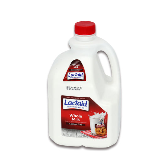 Lactaid whole milk lactose free 3QT