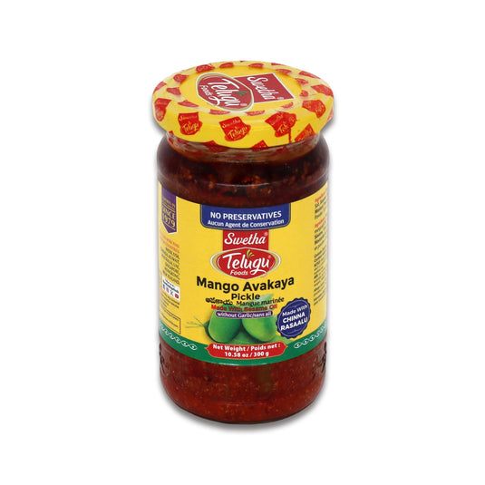 Swetha Telugu Mango Avakaya W/O Garlic 0.66 Lb