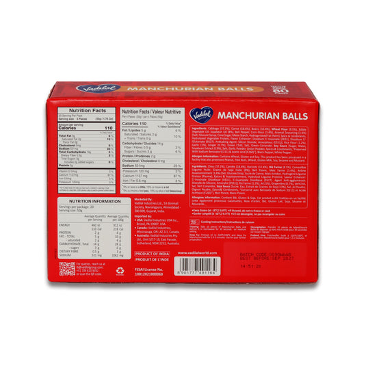Vadilal Manchurian Balls 80 Pc